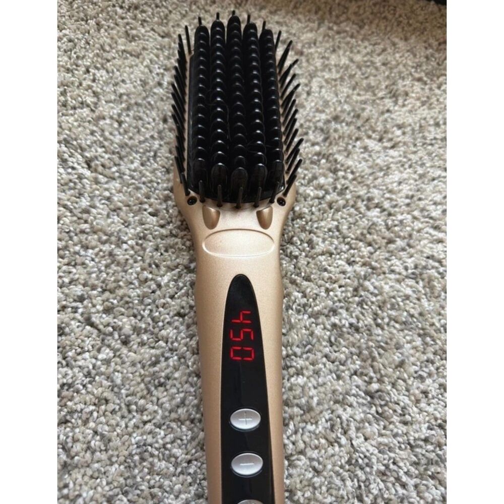 MiroPure 2-in-1 Ceramic Ionic Hair Straightening Brush